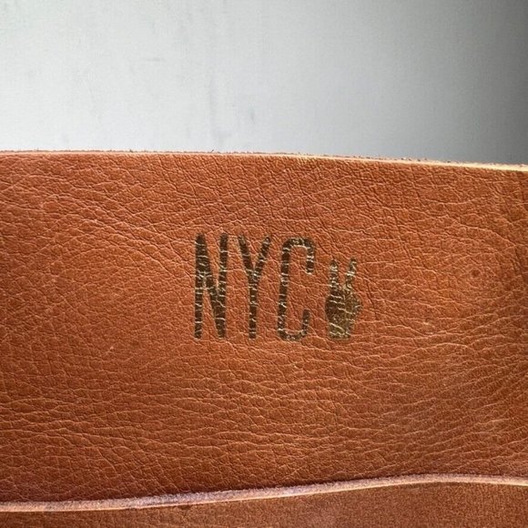 Madewell Womens $168 Medium Transport Tote English Saddle Brown F5788 Embossed 4 - Picture 9 of 16